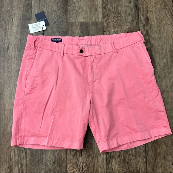 Peter Millar Crown Crafted Chino Shorts Men's Size 40 Pink